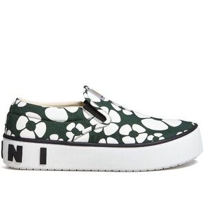 Marni X Carhartt Floral Low-Cut Slip-On Sneakers, Size EU44 US11 New w/DustBag